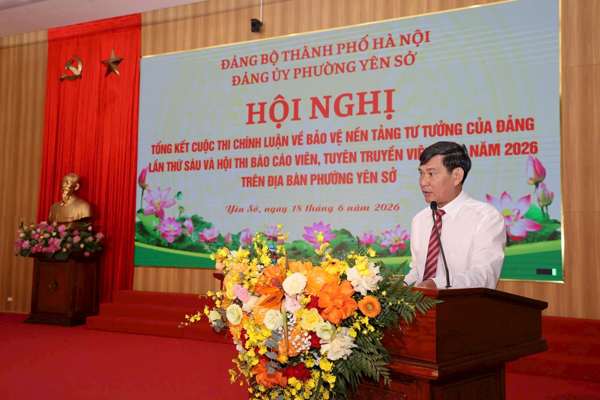 Phường Yên Sở tổng kết các cuộc thi tuyên truyền, bảo vệ nền tảng tư tưởng của Đảng- Ảnh 3.