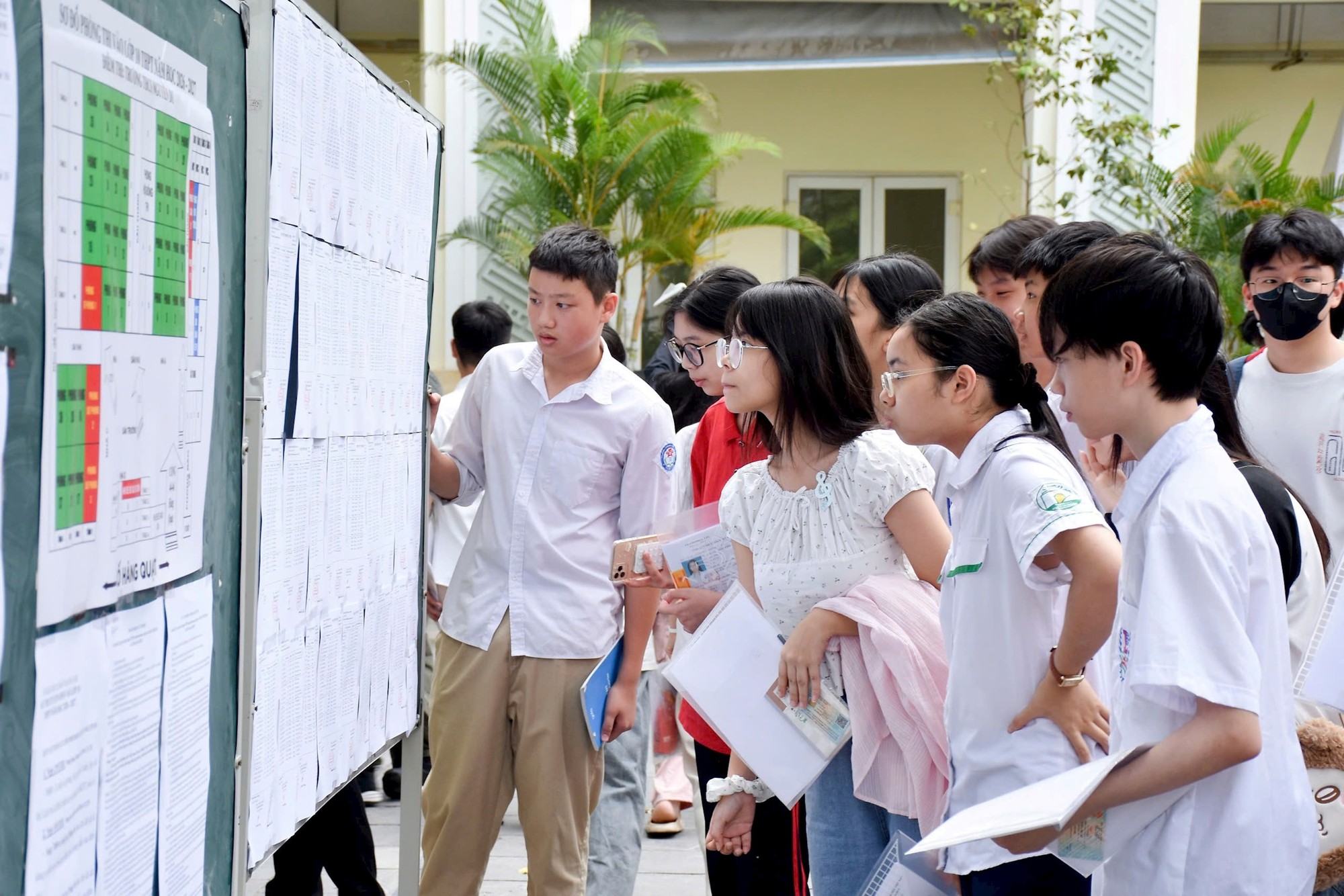 Tra cứu điểm thi vào lớp 10 của Hà Nội trên Báo Hànộimới từ ngày 19-6- Ảnh 1.