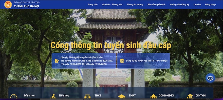 Cách tra cứu điểm thi lớp 10 tại Hà Nội nhanh chóng, chính xác nhất- Ảnh 1.