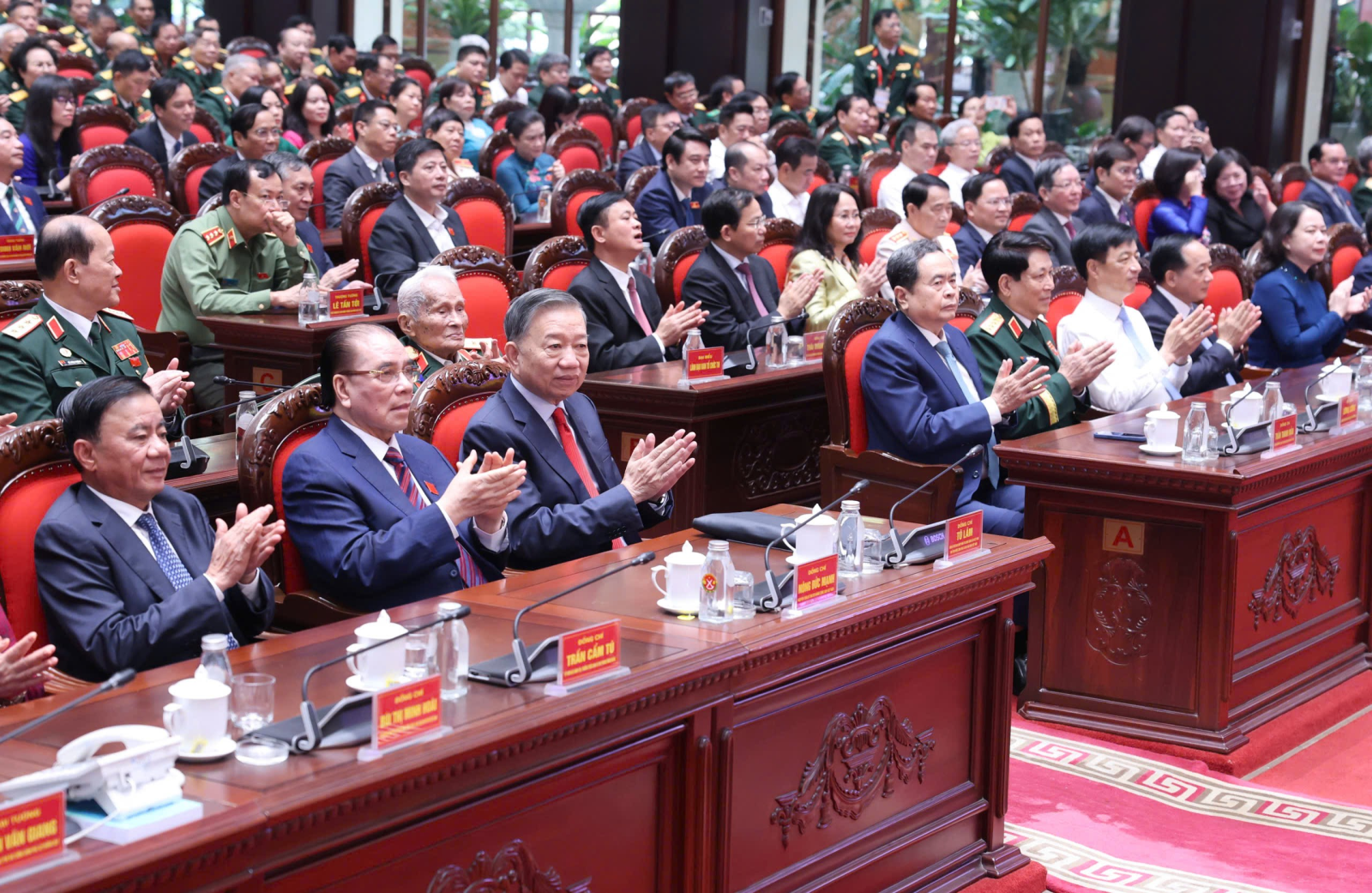 Phiên trọng thể Đại hội đại biểu toàn quốc Hội Cựu chiến binh Việt Nam lần thứ VIII- Ảnh 1.