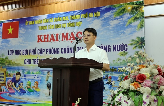 Xuân Mai: Khai mạc lớp học bơi; phổ cập phòng, chống tai nạn sông nước cho trẻ em trên địa bàn xã năm 2026- Ảnh 5.