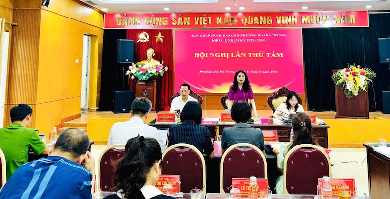 Phường Hai Bà Trưng quyết tâm hoàn thành sớm chỉ tiêu kinh tế - xã hội- Ảnh 1.