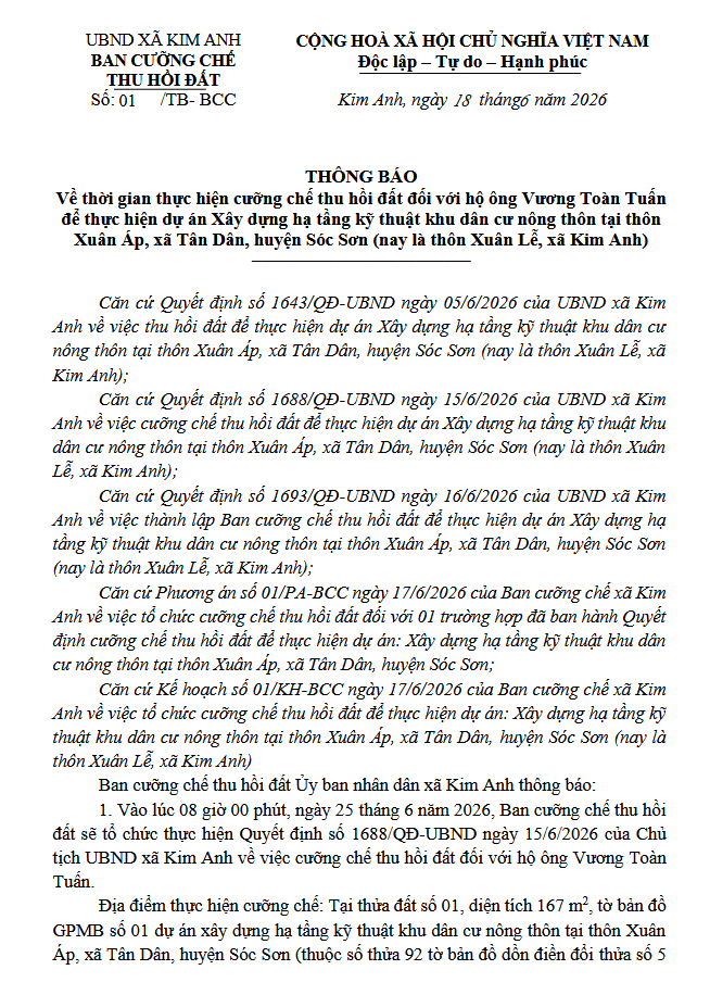 THÔNG BÁO- Ảnh 1.