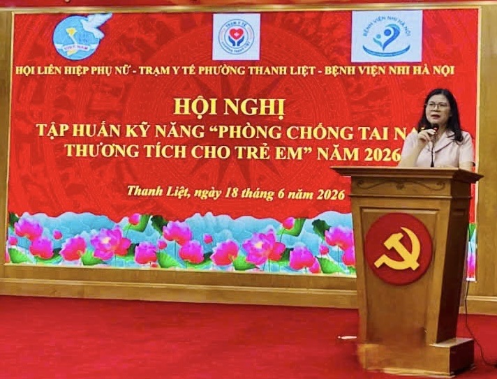 Phường Thanh Liệt tổ chức tập huấn kỹ năng phòng, chống tai nạn thương tích cho trẻ em năm 2026- Ảnh 9.