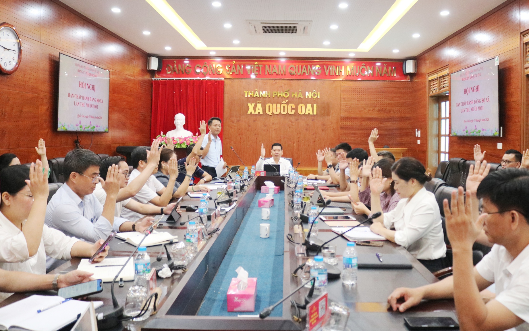 Sắp xếp chi bộ thôn ở Quốc Oai: Tinh gọn bộ máy, nâng cao sức chiến đấu của tổ chức Đảng