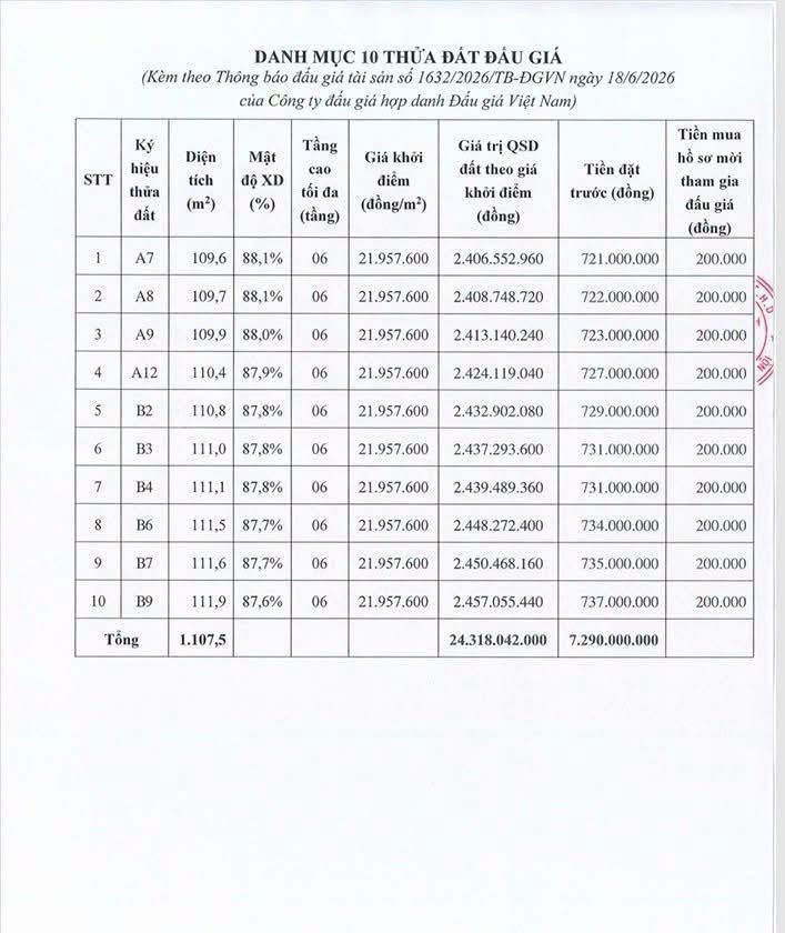 THÔNG BÁO MỜI ĐẤU GIÁ QUYỀN SỬ DỤNG ĐẤT TẠI THÔN THẠCH LỖI, XÃ NỘI BÀI- Ảnh 5.