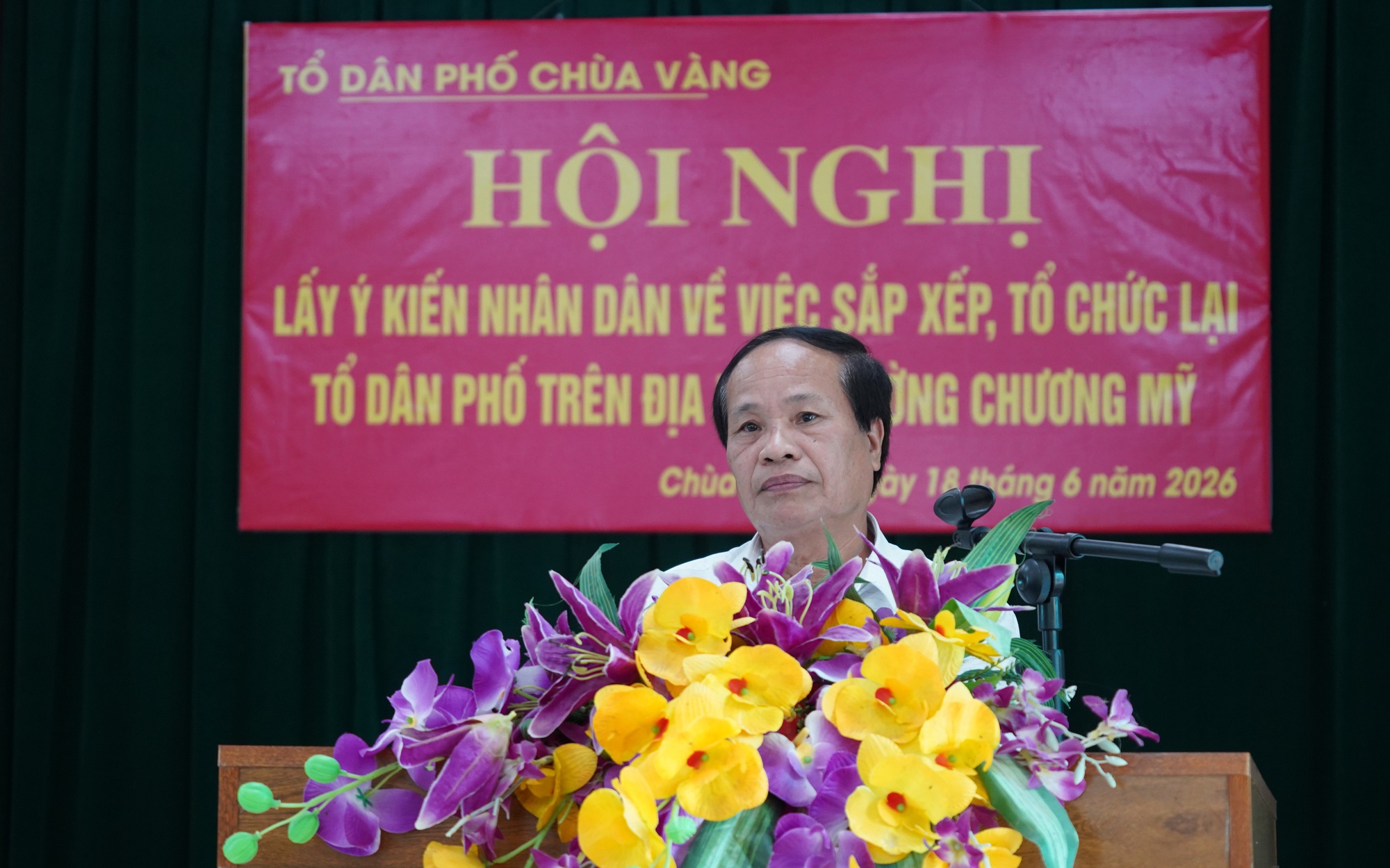 Người dân thống nhất với phương án thành lập các tổ dân phố Ninh Sơn, Tràng An và Chúc Sơn