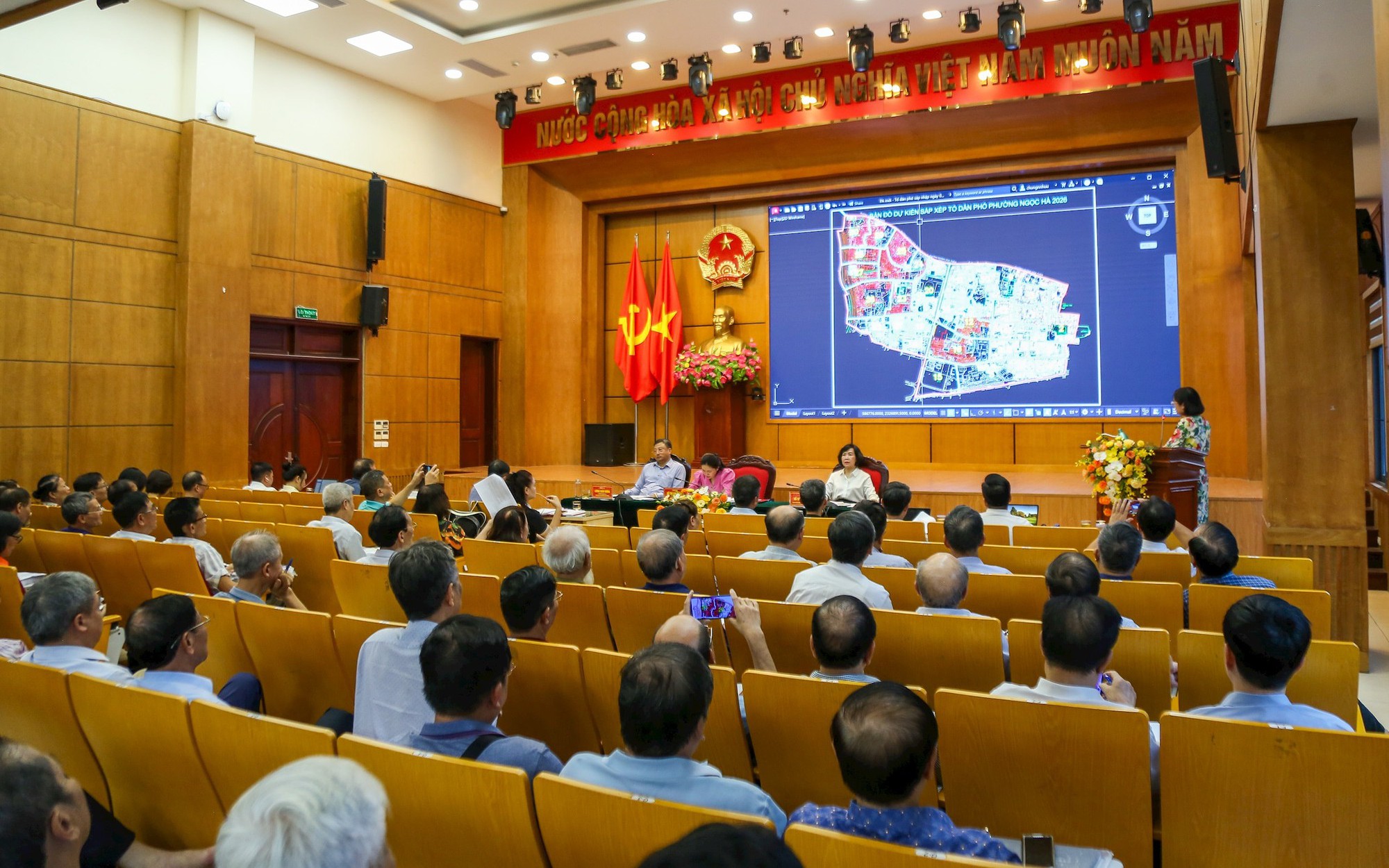 Phường Ngọc Hà dự kiến sắp xếp còn 30 tổ dân phố, giảm hơn 61%