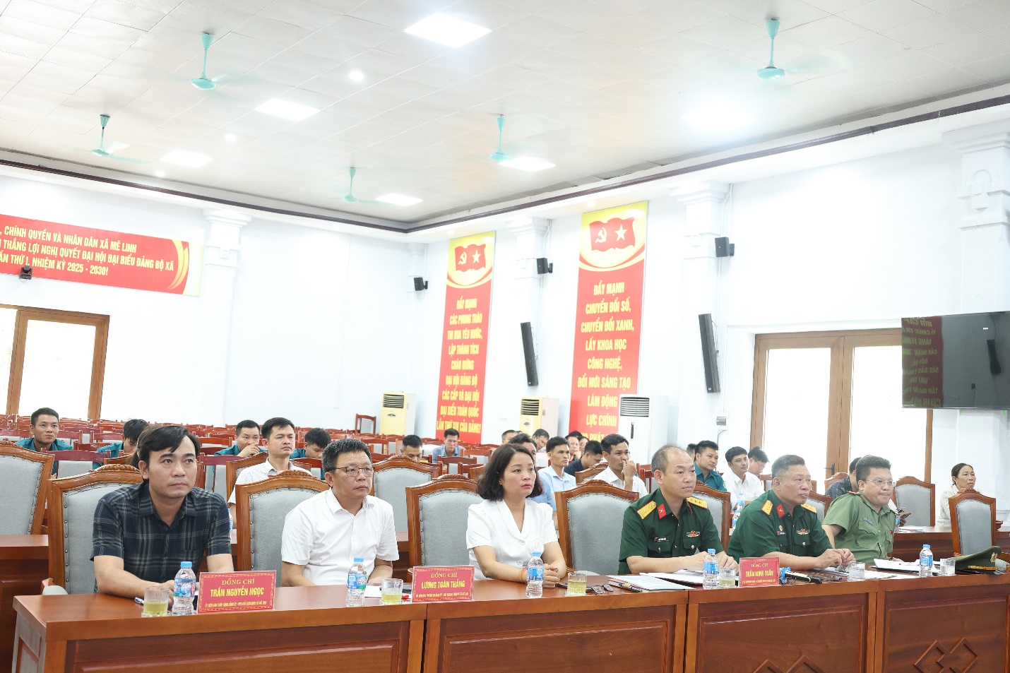 Xã Mê Linh sơ kết công tác quân sự Quốc phòng địa phương năm 2026- Ảnh 1.