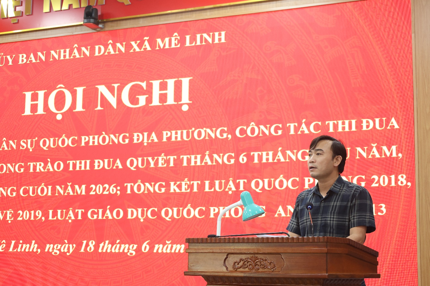 Xã Mê Linh sơ kết công tác quân sự Quốc phòng địa phương năm 2026- Ảnh 4.