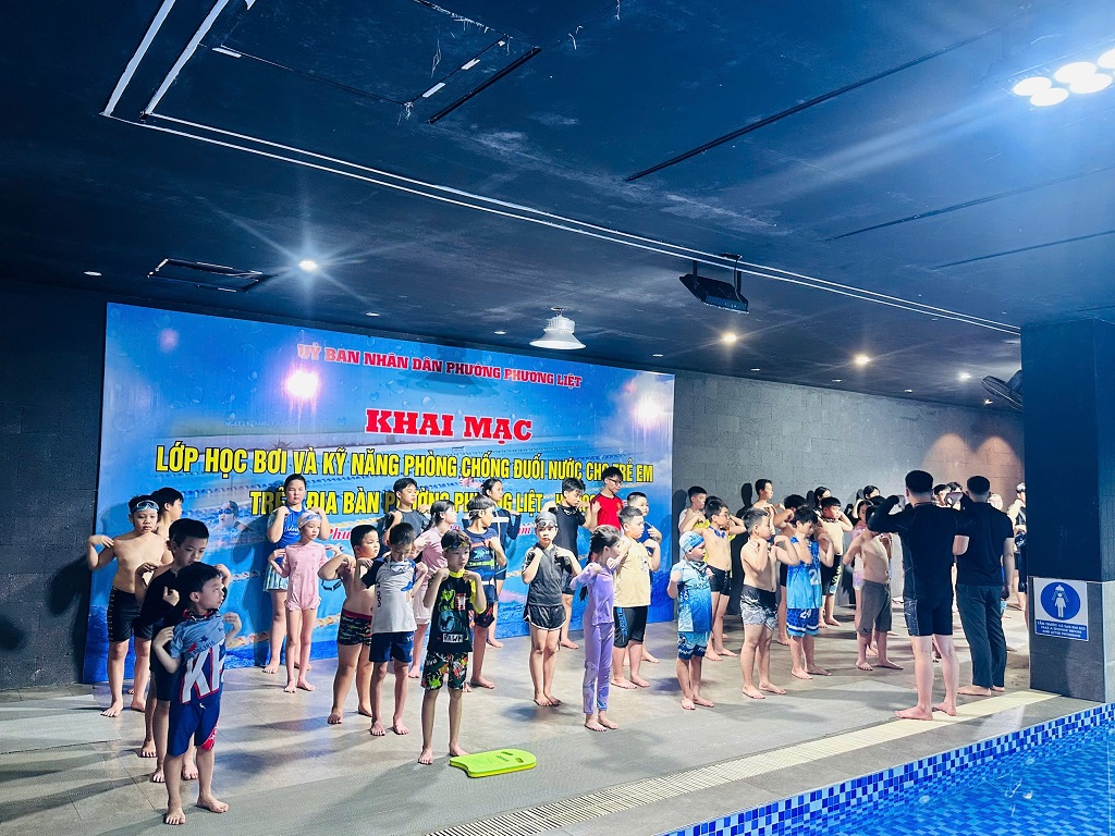 PHƯỜNG PHƯƠNG LIỆT: TỔ CHỨC THÀNH CÔNG KHAI MẠC LỚP HỌC BƠI VÀ TẬP HUẤN KỸ NĂNG PHÒNG, CHỐNG ĐUỐI NƯỚC CHO TRẺ EM NĂM 2026- Ảnh 11.