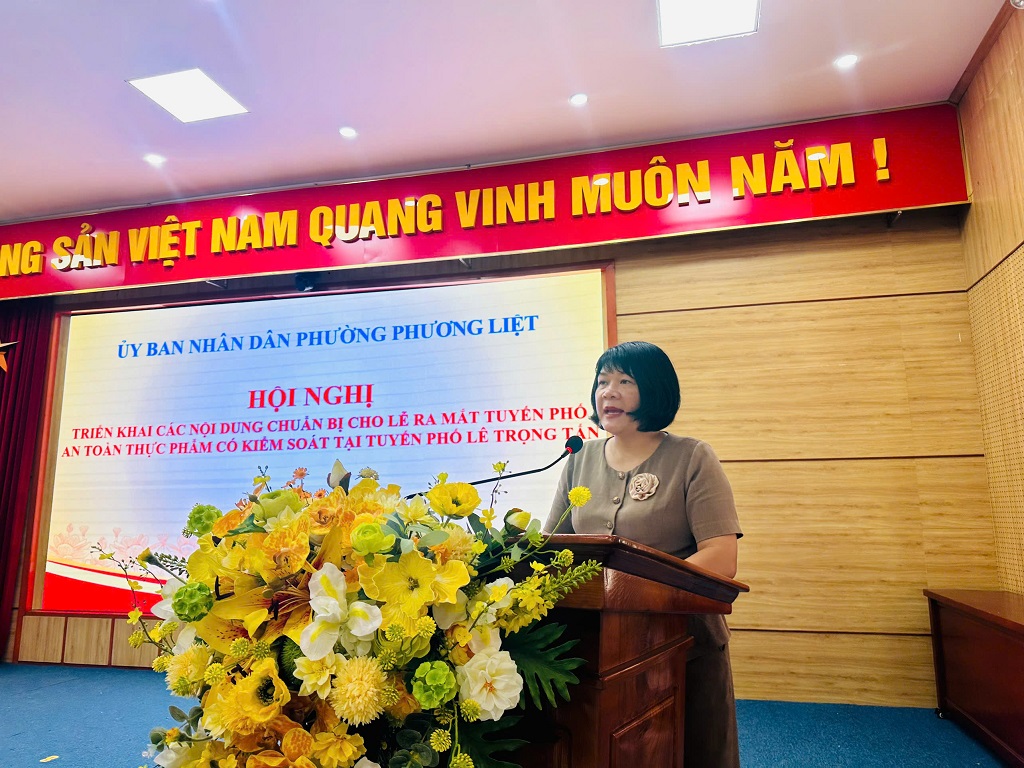 Phương Liệt: Tập trung chuẩn bị Lễ ra mắt “Tuyến phố kiểm soát an toàn thực phẩm” Lê Trọng Tấn- Ảnh 3.