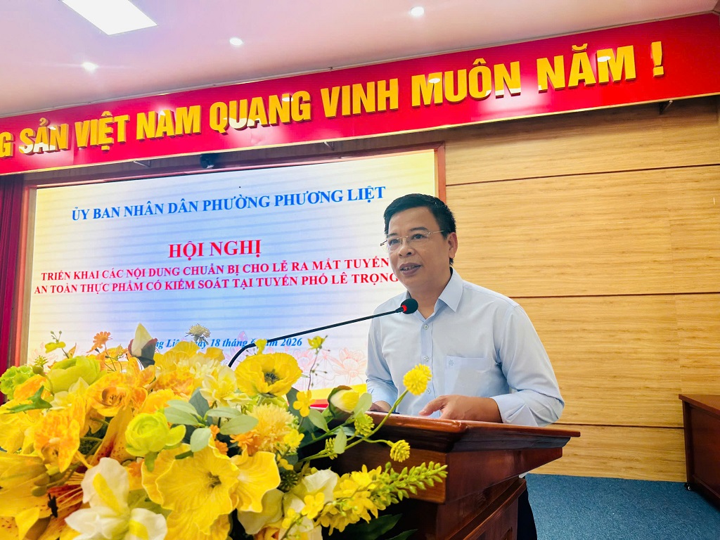 Phương Liệt: Tập trung chuẩn bị Lễ ra mắt “Tuyến phố kiểm soát an toàn thực phẩm” Lê Trọng Tấn- Ảnh 4.