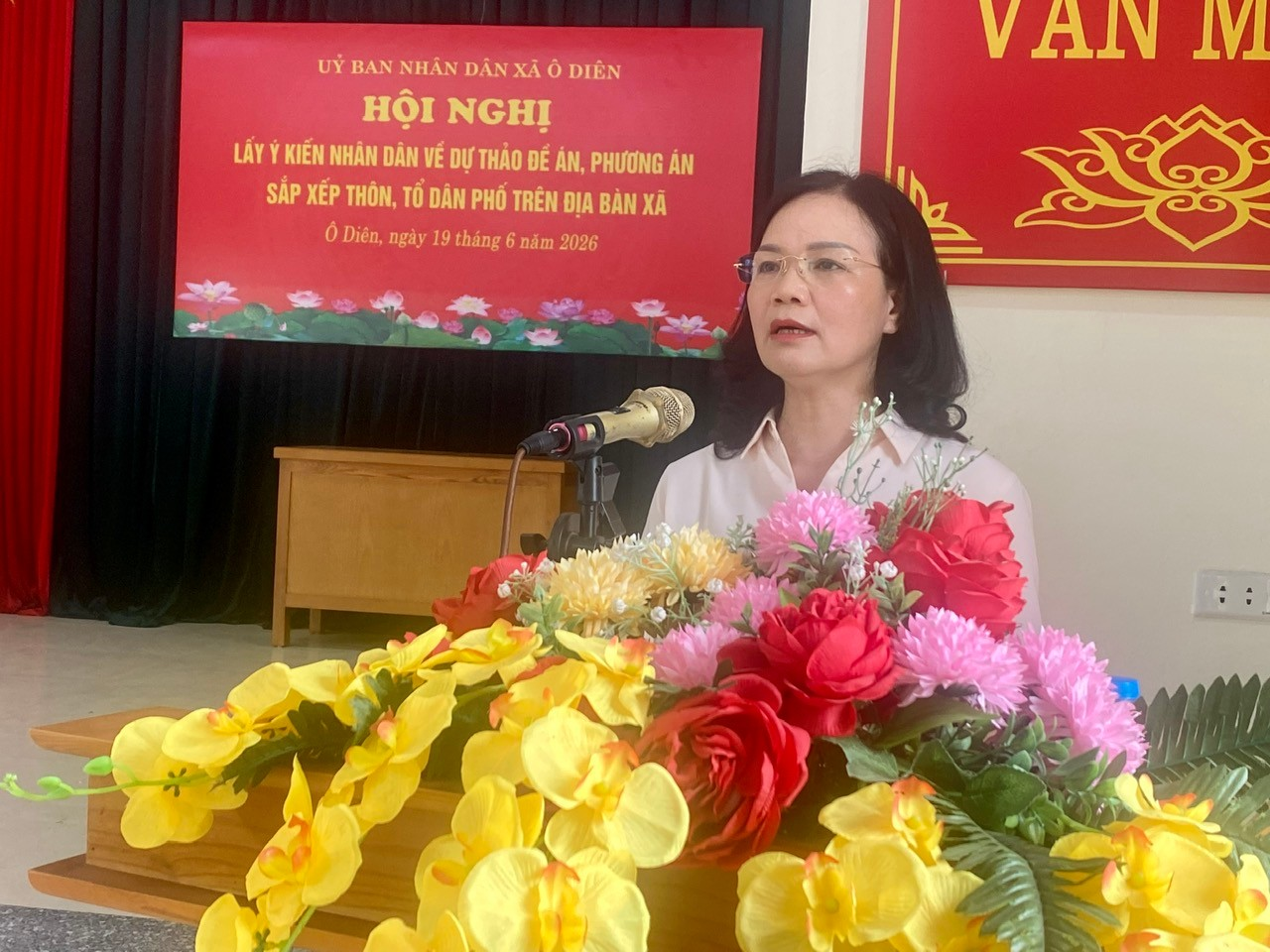 Lấy ý kiến Nhân dân về phương án sắp xếp thôn Liên Hồng- Ảnh 1.