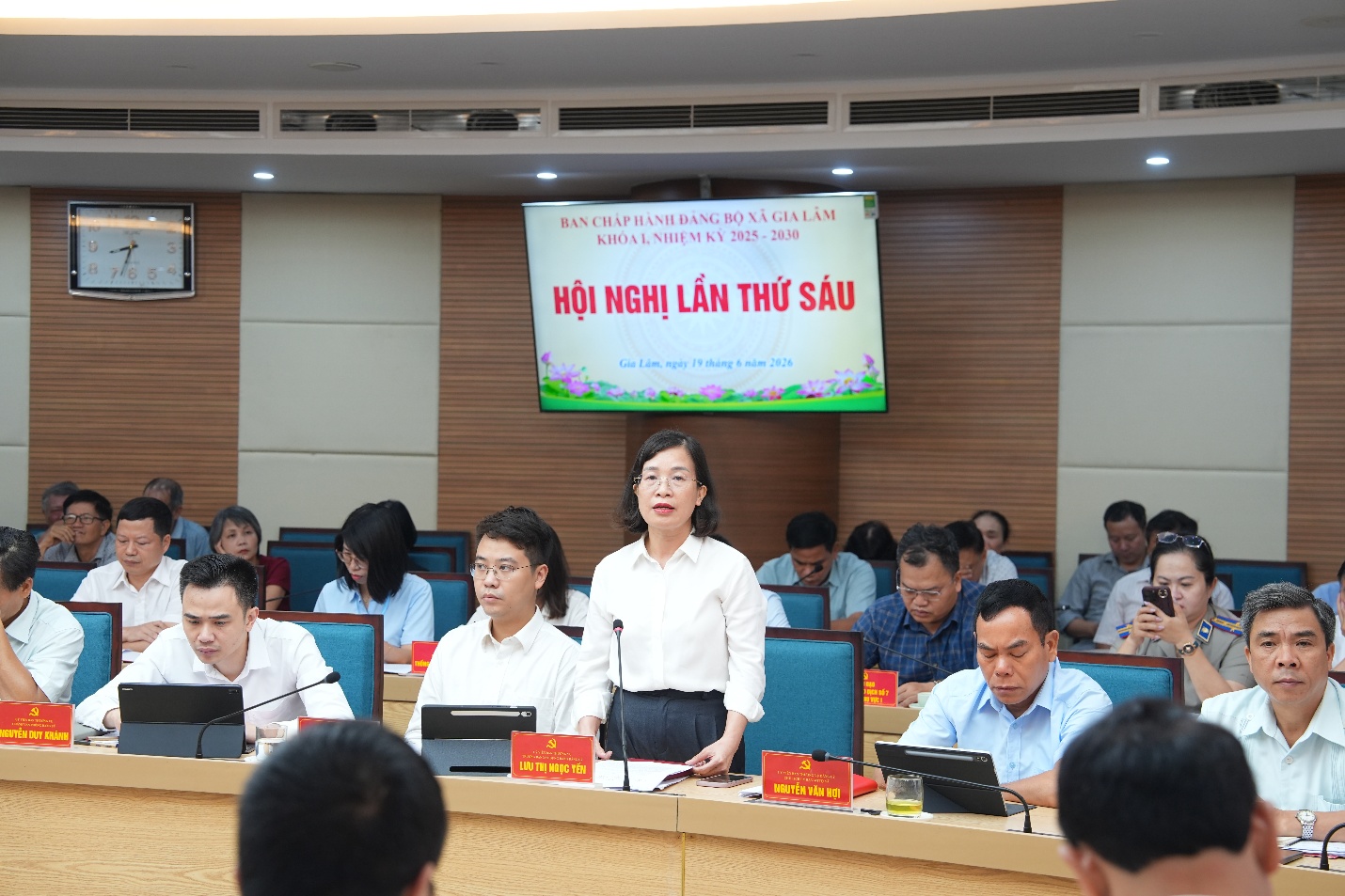 Hội nghị Ban Chấp hành Đảng bộ xã Gia Lâm thảo luận nhiều nội dung quan trọng- Ảnh 3.