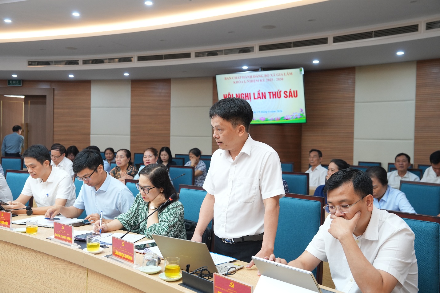 Hội nghị Ban Chấp hành Đảng bộ xã Gia Lâm thảo luận nhiều nội dung quan trọng- Ảnh 5.