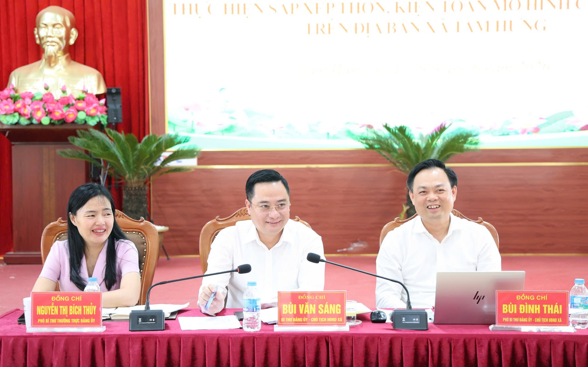 Xã Tam Hưng tăng tốc thực hiện sắp xếp thôn, kiện toàn Chi bộ thôn bảo đảm đồng bộ hiệu quả