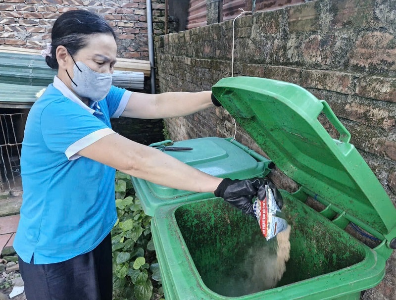 Phú Xuyên: Hiệu quả mô hình xử lý rác hữu cơ bằng men vi sinh- Ảnh 2.