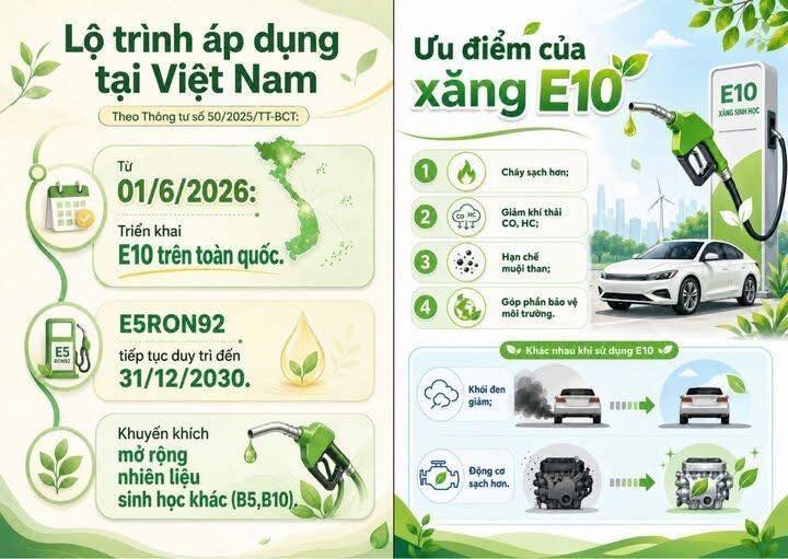 Bộ Công thương công bố cẩm nang sử dụng xăng E10- Ảnh 5.