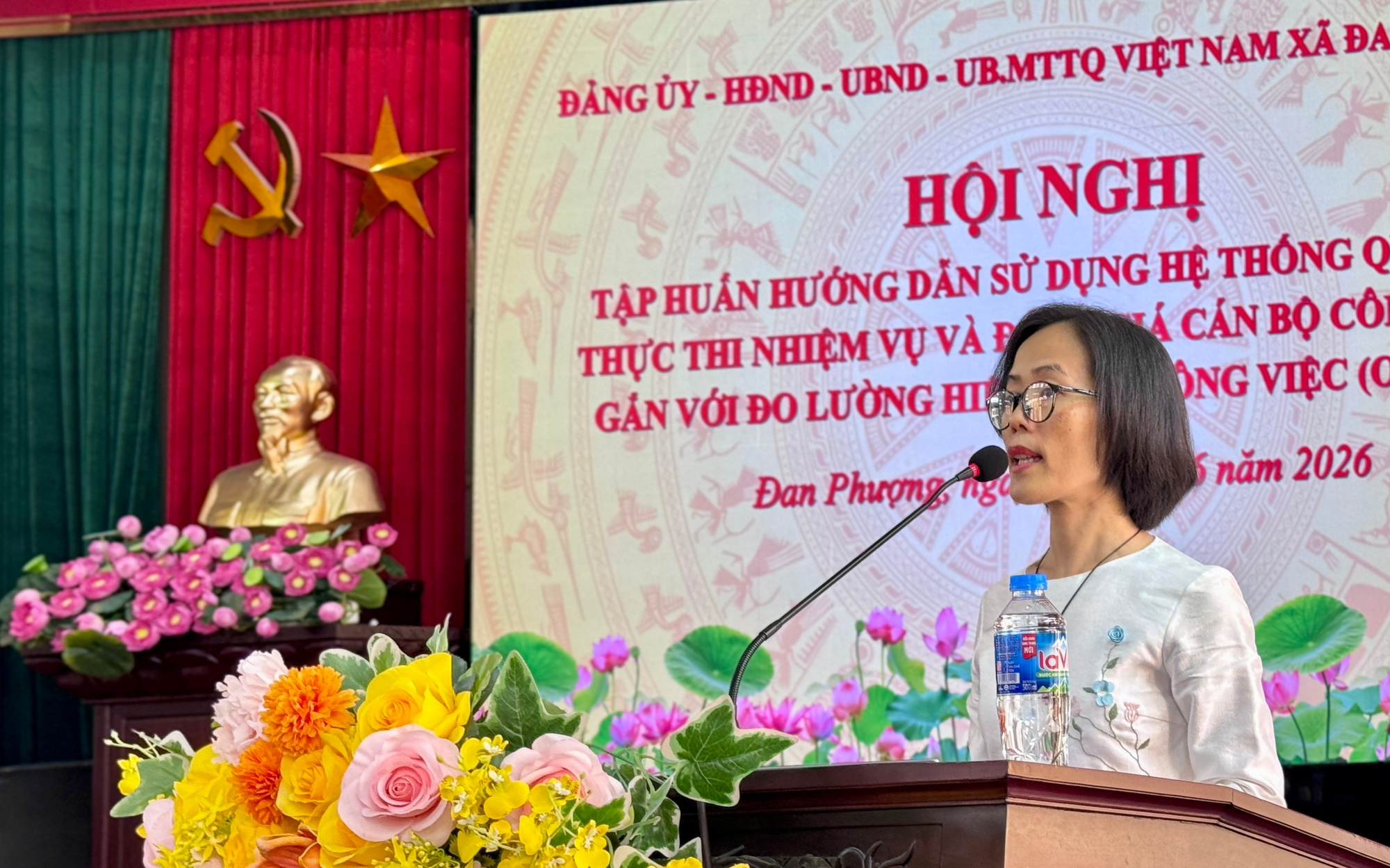 Hội nghị tập huấn hướng dẫn sử dụng Hệ thống quản trị thực thi nhiệm vụ và đánh giá cán bộ, công chức gắn với đo lường hiệu suất công việc (OKR/KPI).