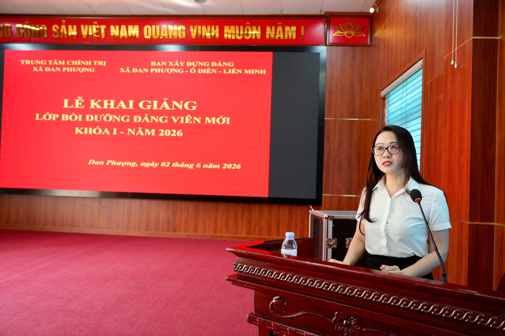 104 học viên tham dự lớp bồi dưỡng Đảng viên mới khóa I năm 2026.- Ảnh 2.