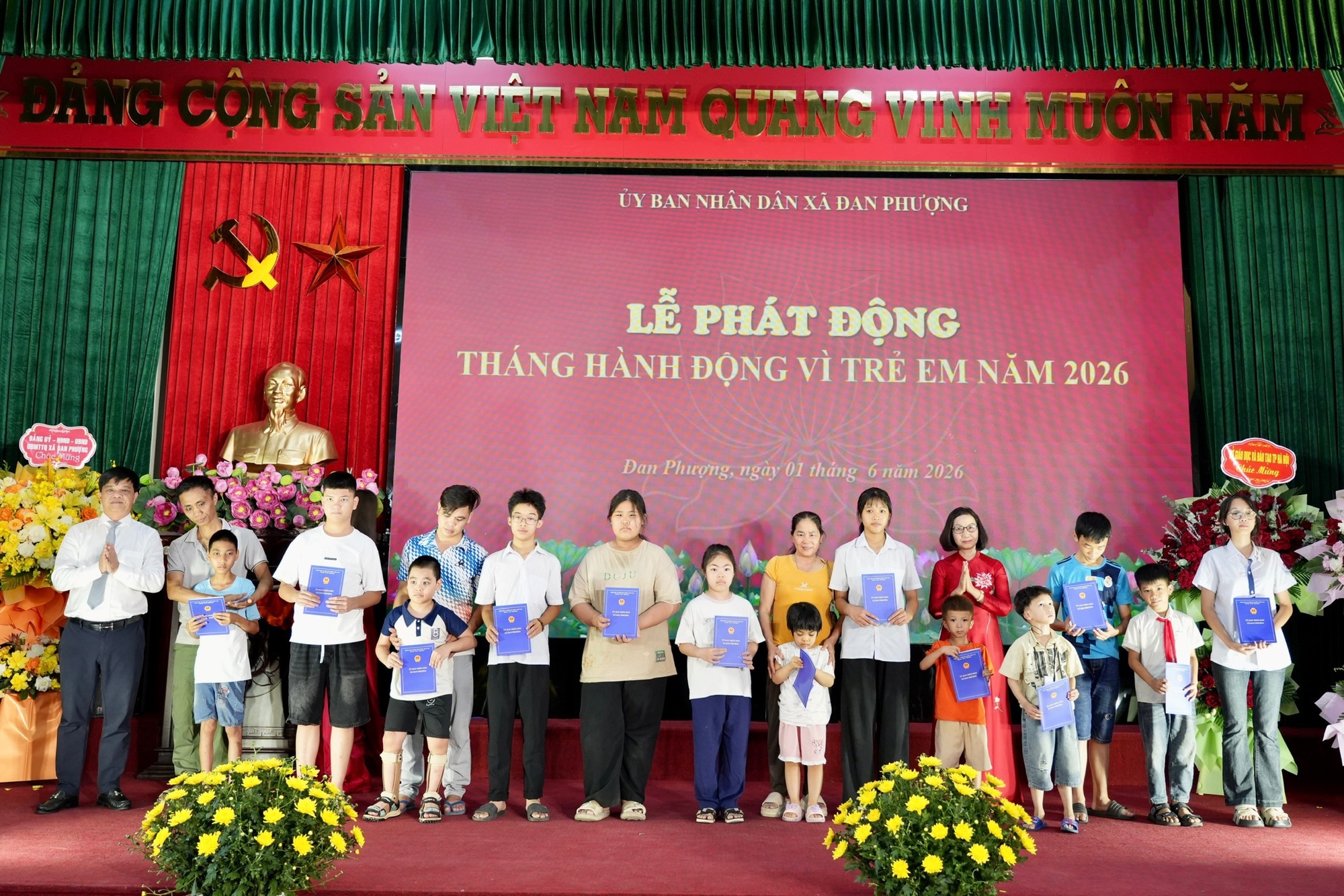 Lễ tuyên dương, khen thưởng học sinh giỏi tiêu biểu năm học 2025 – 2026 và Phát động Tháng hành động vì trẻ em năm 2026.- Ảnh 5.