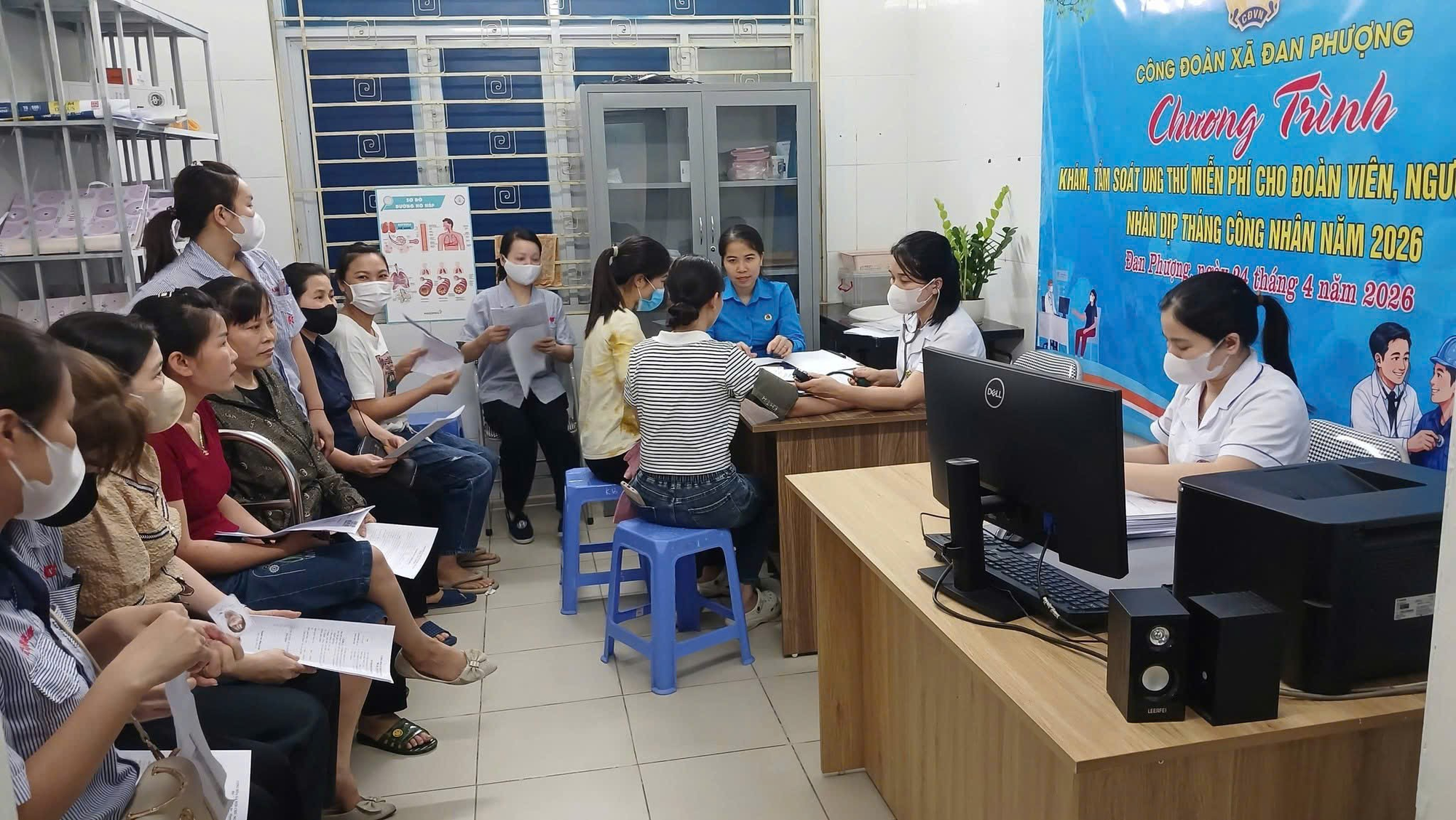 Xã Đan Phượng quan tâm chăm lo thiết thực cho người lao động- Ảnh 2.