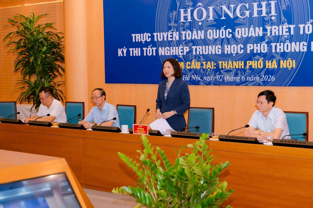 Hồng Sơn dự hội nghị trực tuyến về công tác tổ chức kỳ thi tốt nghiệp THPT năm 2026- Ảnh 4.
