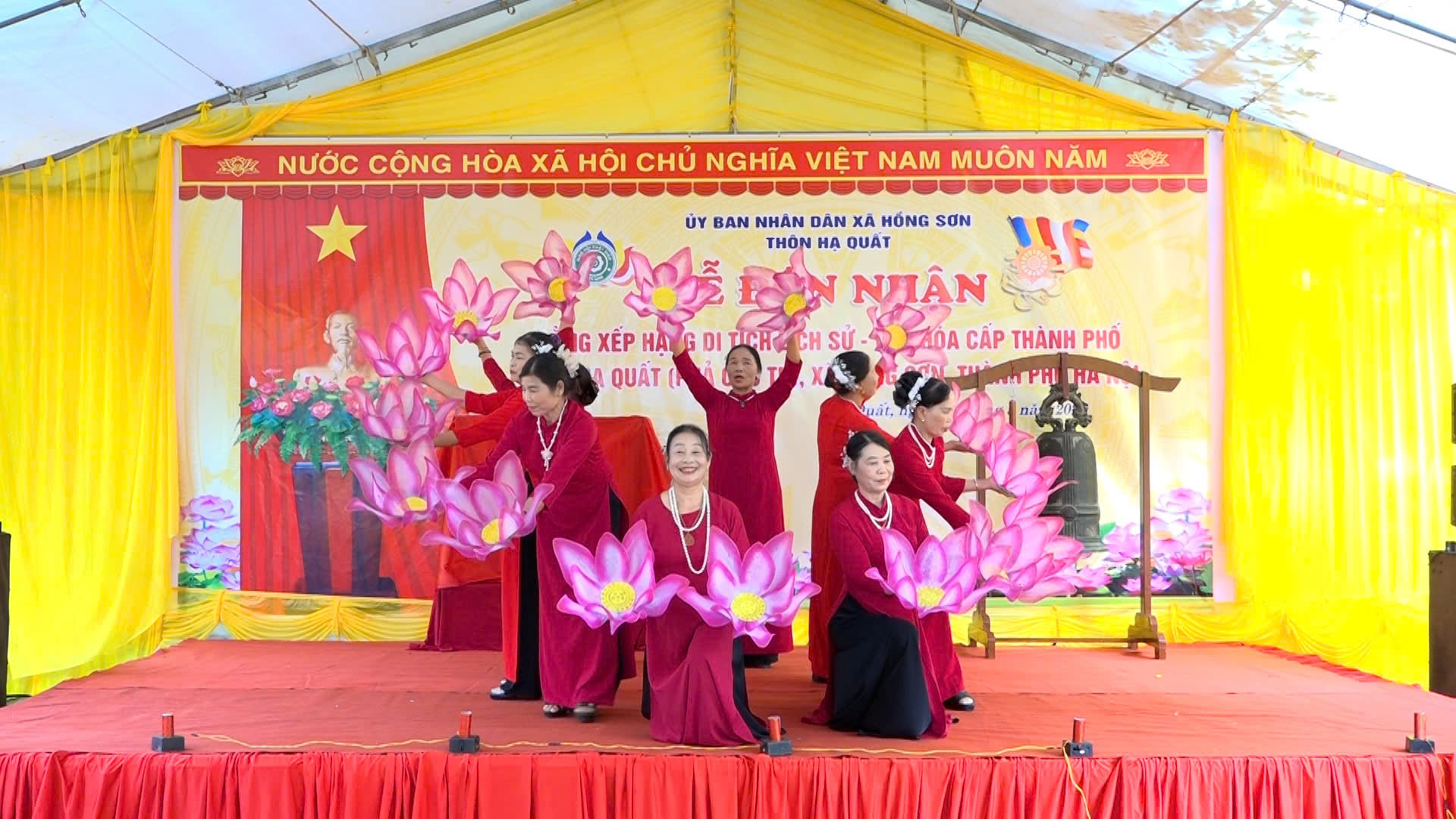Xã Hồng Sơn đón nhận Di tích lịch sử, văn hóa cấp thành phố Chùa Hạ Quất (Phả Cốc Tự)- Ảnh 5.
