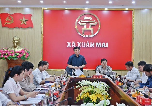 Ủy ban MTTQ Việt Nam thành phố Hà Nội khảo sát về công tác vận động, quản lý và sử dụng Quỹ “Vì biển, đảo Việt Nam”, Quỹ “Vì người nghèo” và Quỹ “Cứu trợ” tại xã Xuân Mai- Ảnh 5.