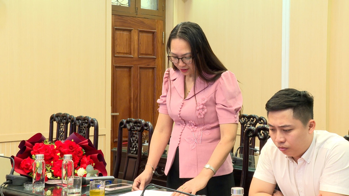 Đảng uỷ xã Hoài Đức tổ chức trao quyết định về công tác cán bộ- Ảnh 6.