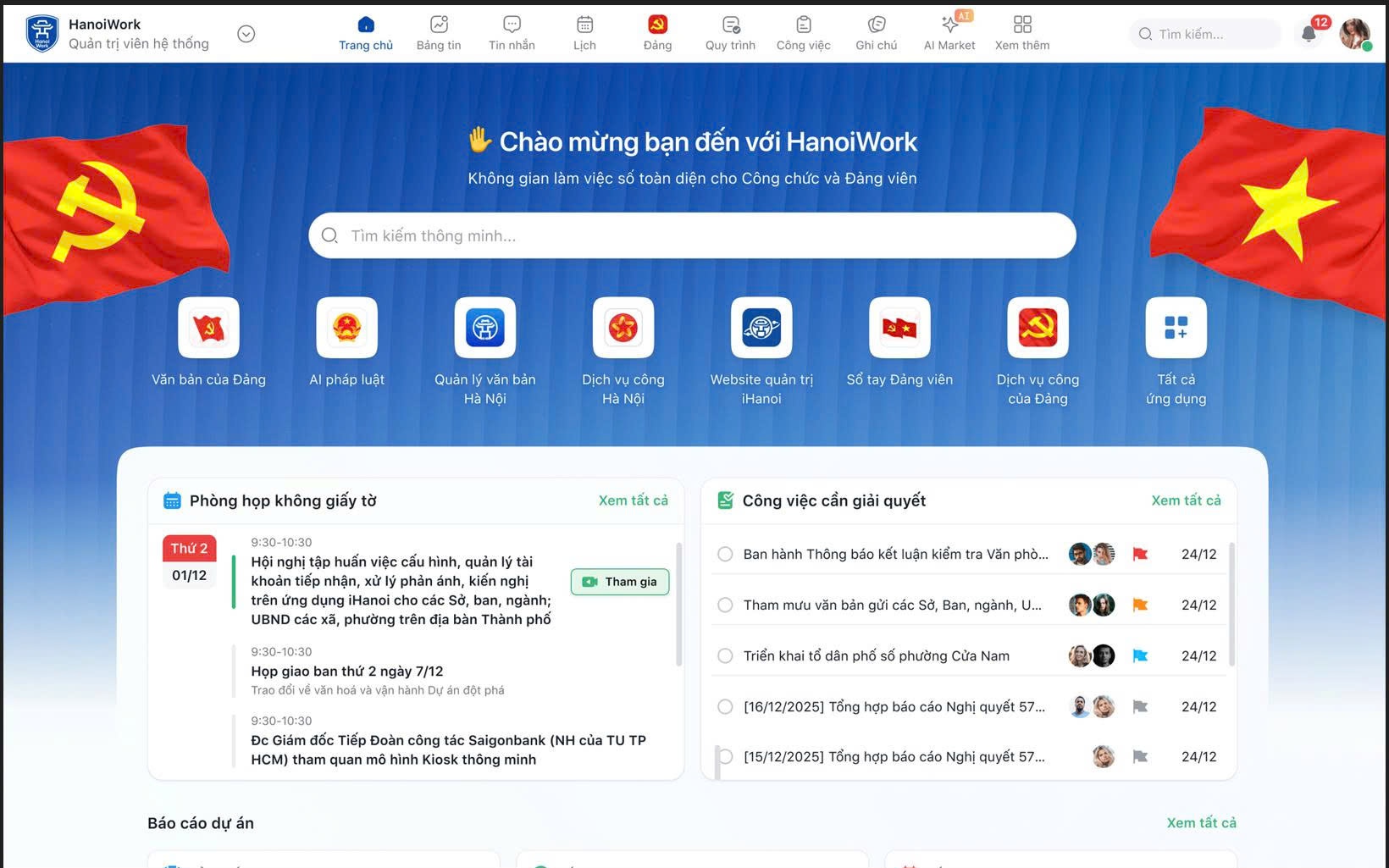 Hà Nội triển khai hệ thống HanoiWork: Bước chuyển về sức mạnh quản trị