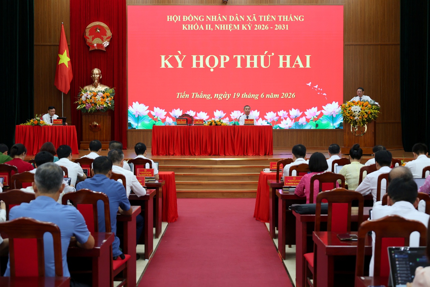 HĐND xã Tiến Thắng tổ chức kỳ họp thứ Hai khóa II, nhiệm kỳ 2026-2031- Ảnh 1.