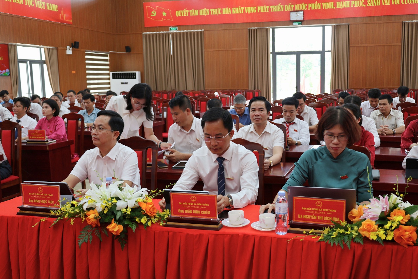 HĐND xã Tiến Thắng tổ chức kỳ họp thứ Hai khóa II, nhiệm kỳ 2026-2031- Ảnh 4.