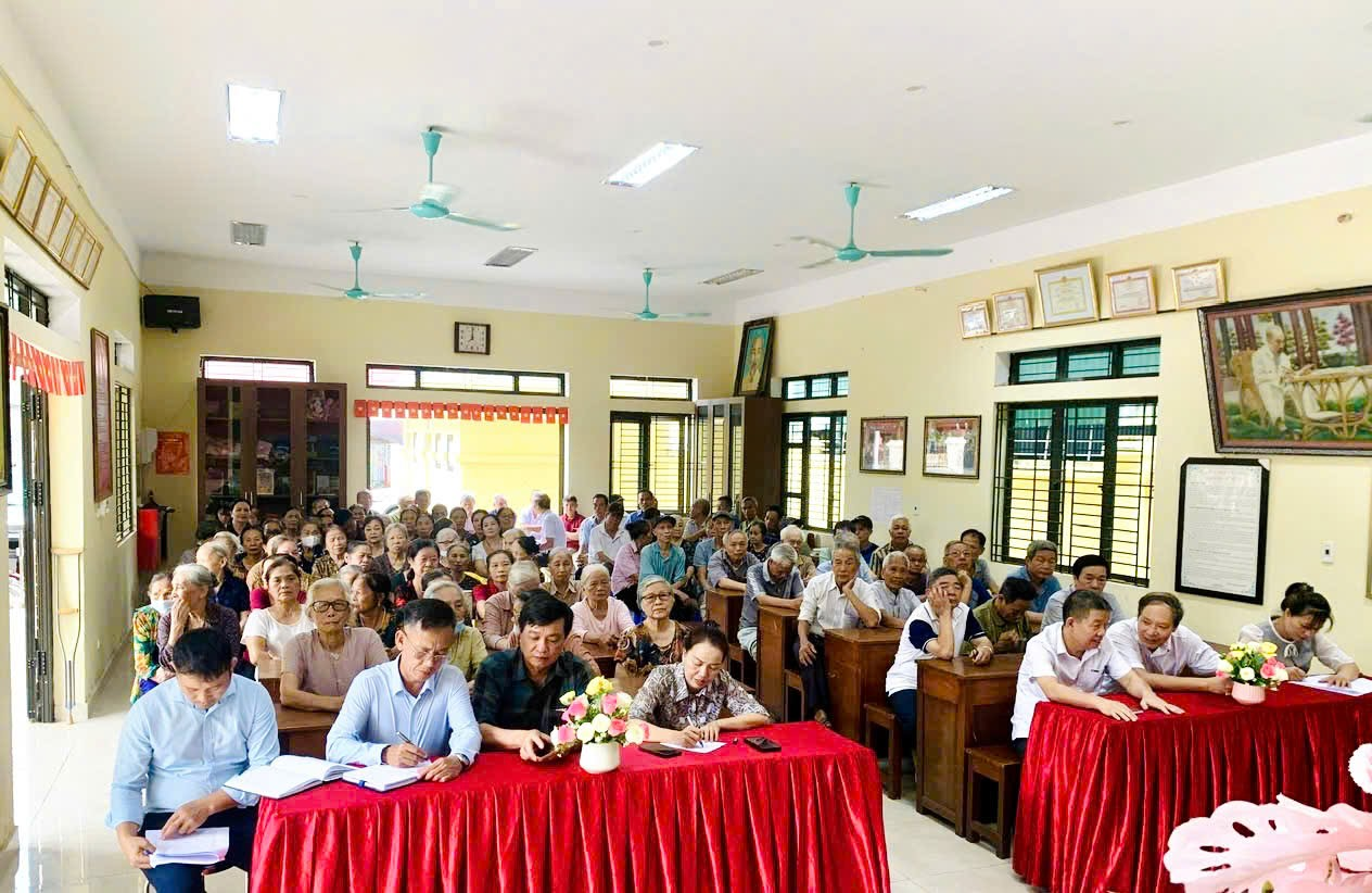 Hội nghị lấy ý kiến nhân dân về dự thảo Đề án, phương án sáp nhập Thôn, Tổ dân phố tại Khu vực Tâp Lập- Ảnh 2.