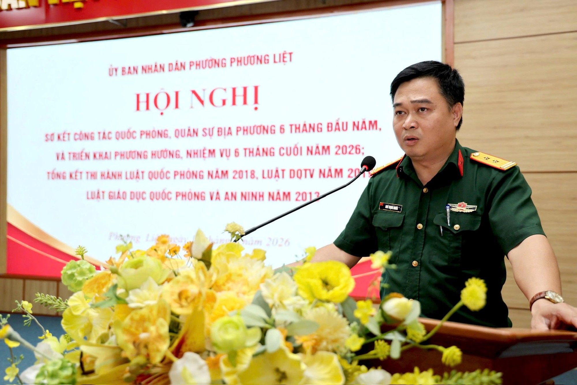 Phường Phương Liệt: Xây dựng nền quốc phòng toàn dân vững chắc từ cơ sở- Ảnh 2.
