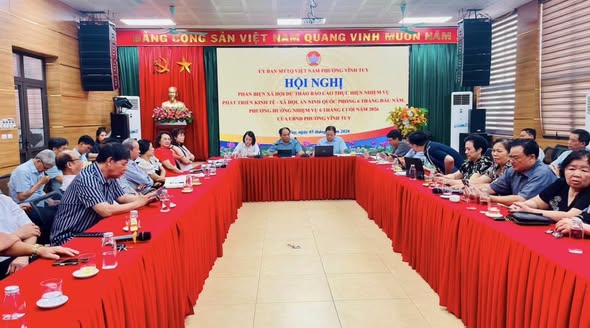 PHƯỜNG VĨNH TUY: PHẢN BIỆN XÃ HỘI TRONG PHÁT TRIỂN KT-XH, QP-AN- Ảnh 1.