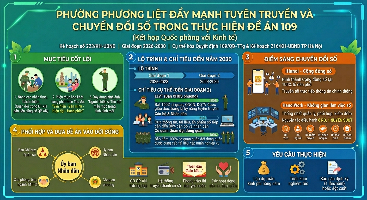 Phương Liệt: Đẩy mạnh tuyên truyền và chuyển đổi số trong thực hiện Đề án 109 về kết hợp quốc phòng với kinh tế- Ảnh 1.