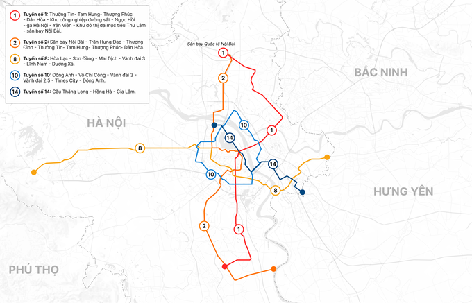 Hà Nội khởi công 5 tuyến metro hơn 1,3 triệu tỷ đồng- Ảnh 1.