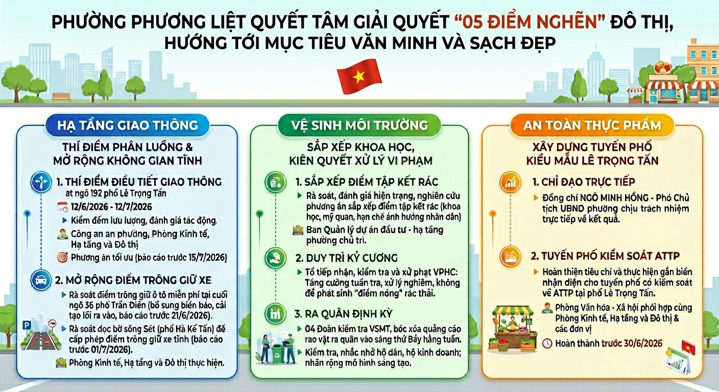 Phương Liệt: Quyết liệt giải quyết “05 điểm nghẽn” đô thị, hướng tới mục tiêu văn minh và sạch đẹp- Ảnh 1.