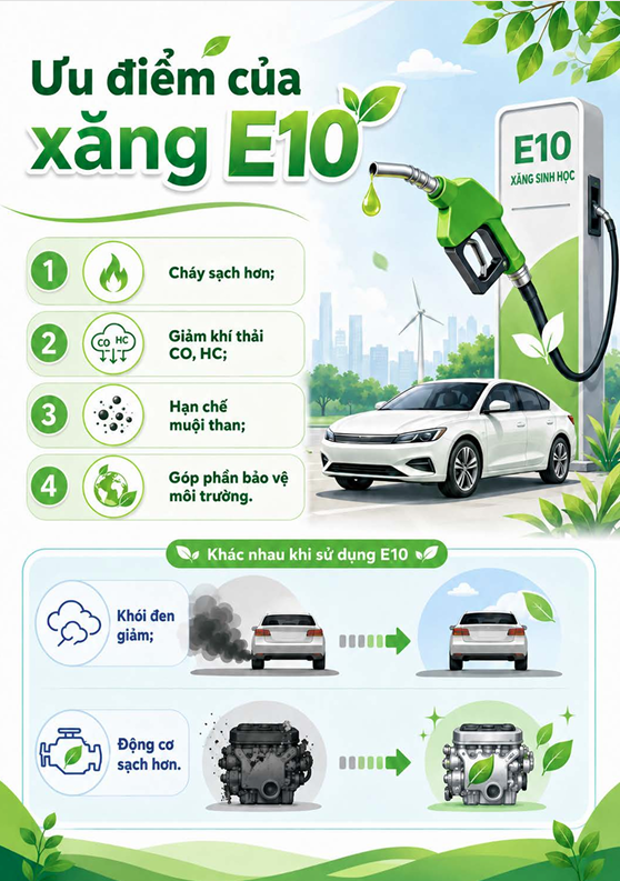 Khuyến khích sử dụng xăng sinh học E10 – Chung tay bảo vệ môi trường, hướng tới phát triển bền vững- Ảnh 2.