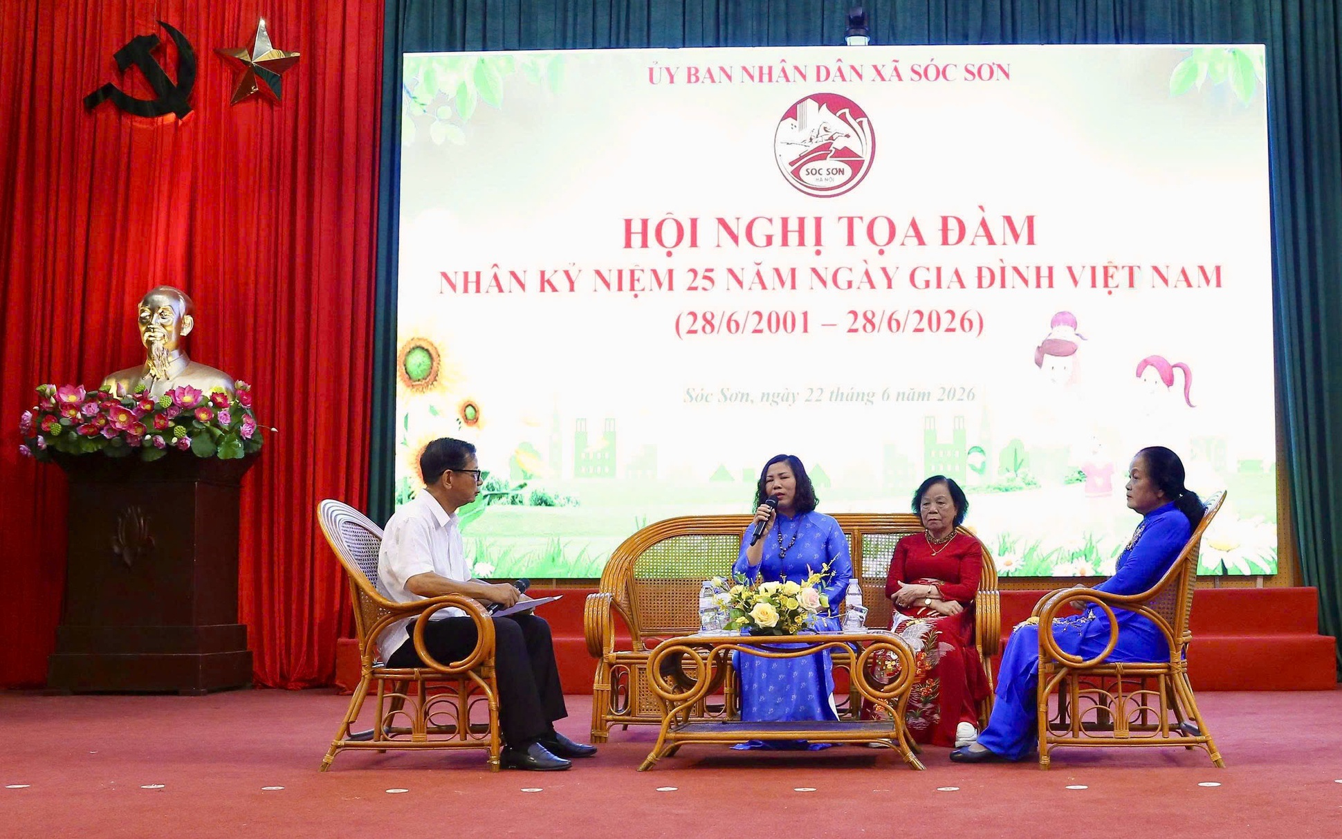 XÃ SÓC SƠN TỔ CHỨC HỘI NGHỊ TỌA ĐÀM CHUYÊN ĐỀ NHÂN DỊP KỶ NIỆM 25 NĂM NGÀY GIA ĐÌNH VIỆT NAM