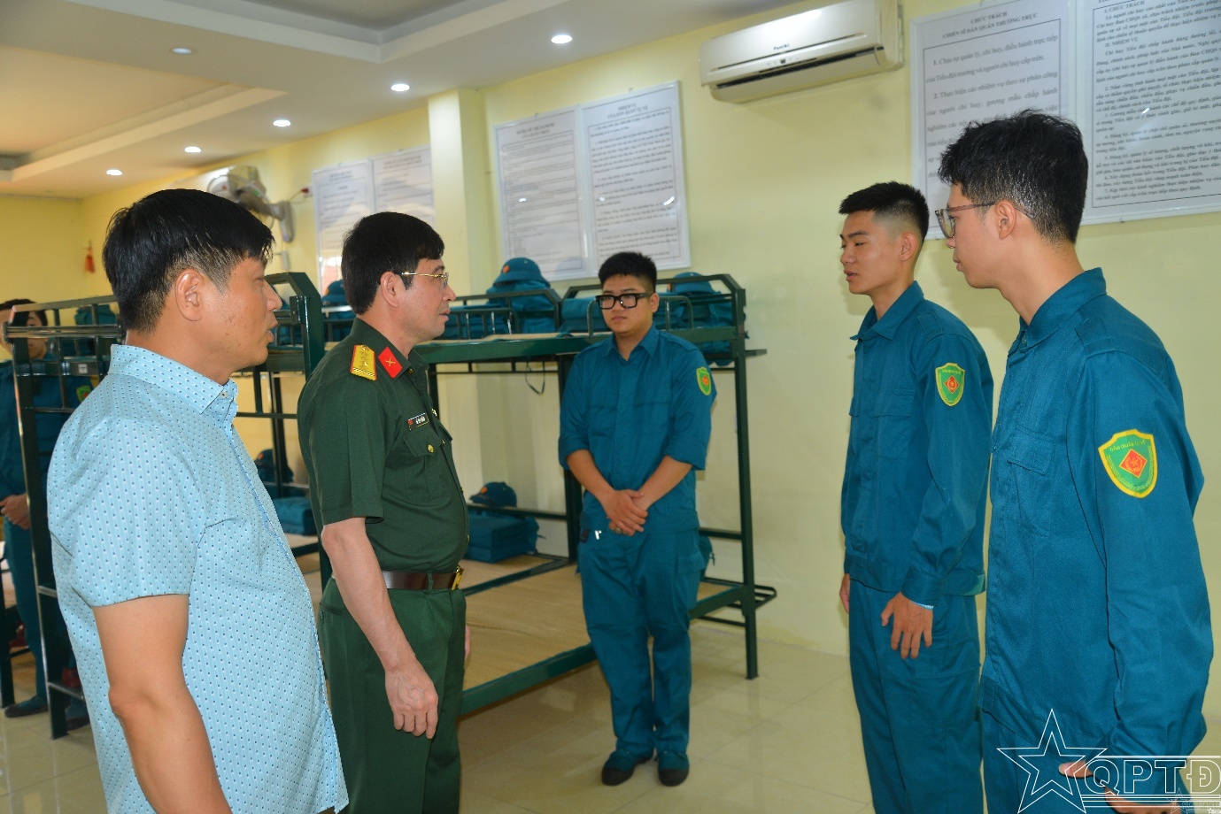 Kiểm tra toàn diện Ban CHQS phường Ô Chợ Dừa- Ảnh 2.