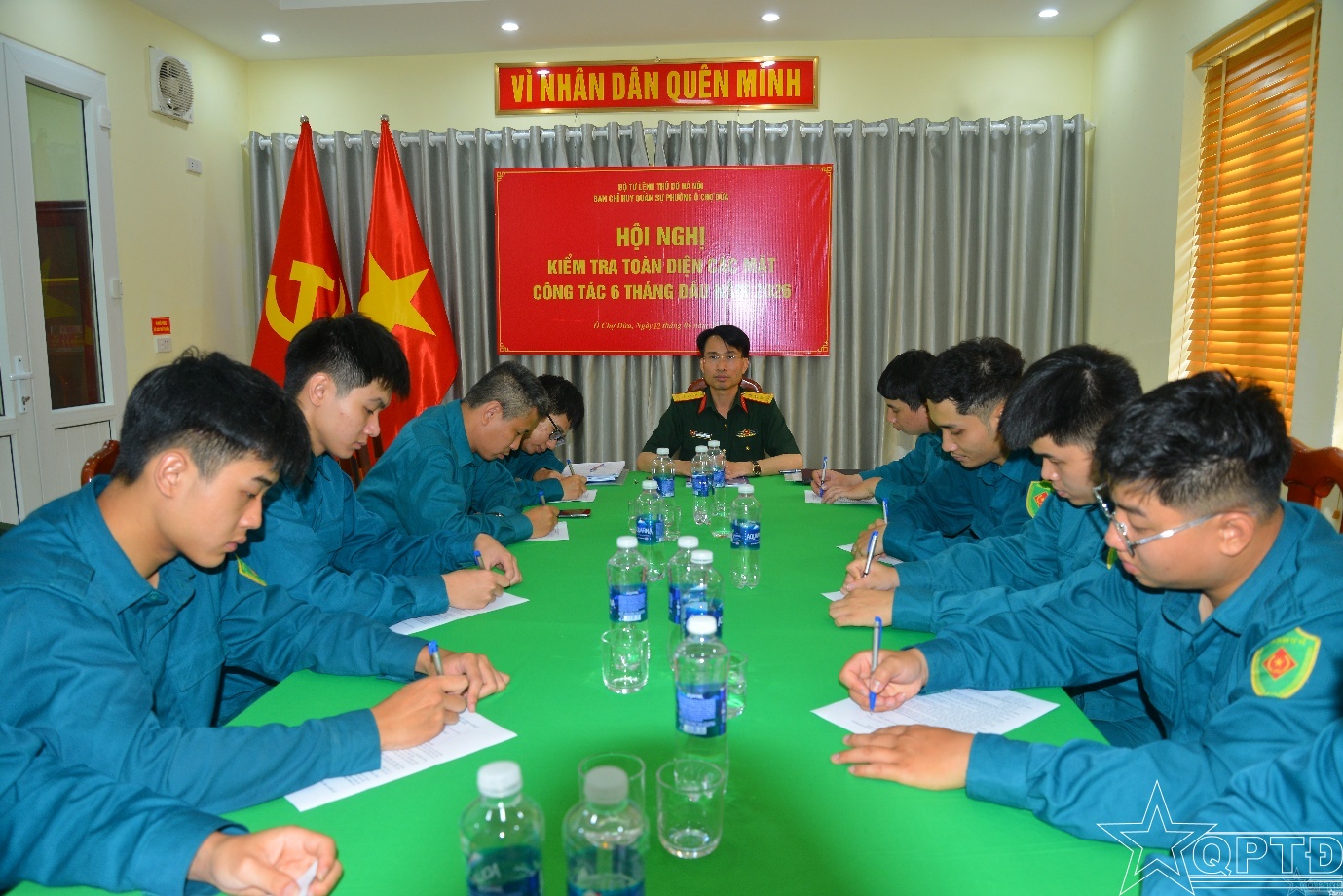 Kiểm tra toàn diện Ban CHQS phường Ô Chợ Dừa- Ảnh 3.