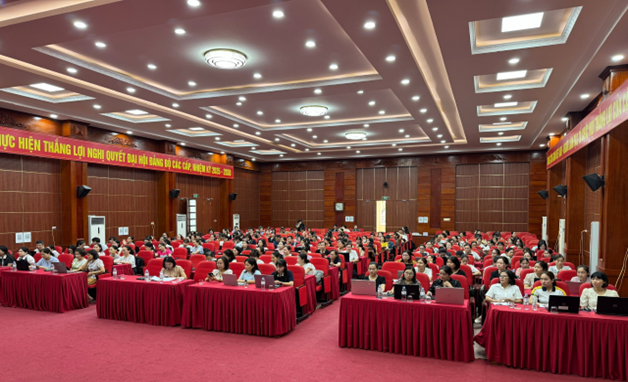 XÃ PHÚ XUYÊN TỔ CHỨC TẬP HUẤN SỬ DỤNG HỆ THỐNG HANOIWORK CHO CÁC CƠ SỞ GIÁO DỤC TRÊN ĐỊA BÀN- Ảnh 2.