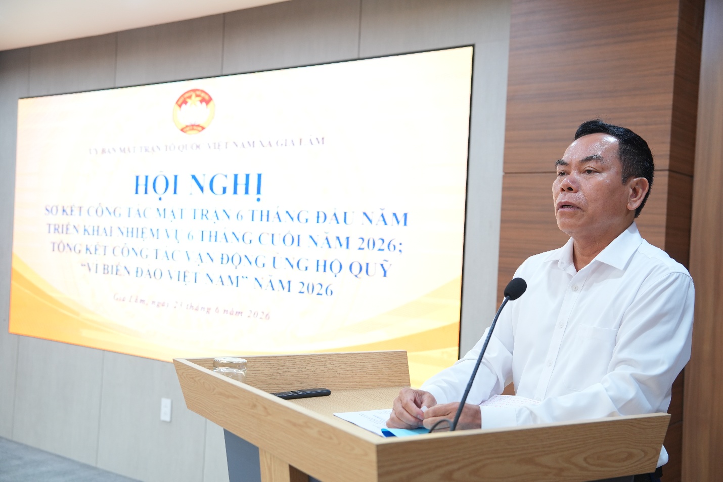 Ủy ban MTTQ Việt Nam xã Gia Lâm sơ kết công tác Mặt trận 6 tháng đầu năm 2026- Ảnh 3.