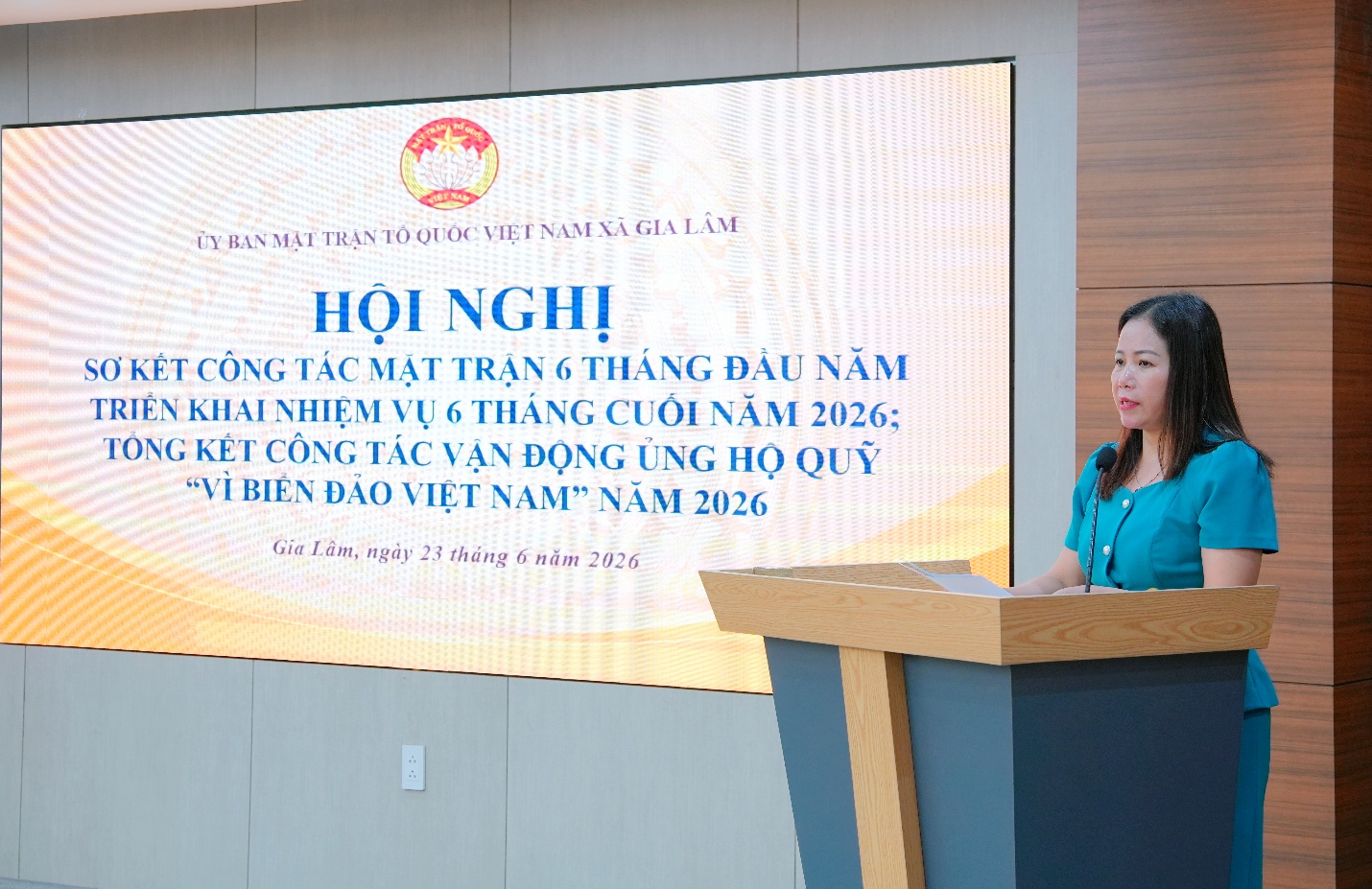 Ủy ban MTTQ Việt Nam xã Gia Lâm sơ kết công tác Mặt trận 6 tháng đầu năm 2026- Ảnh 4.