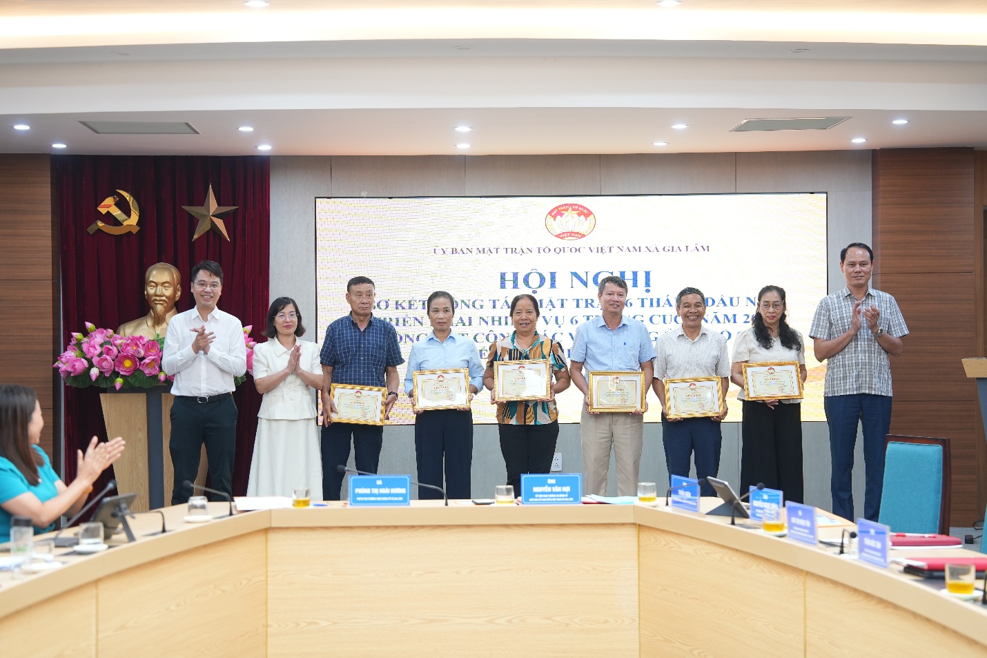 Ủy ban MTTQ Việt Nam xã Gia Lâm sơ kết công tác Mặt trận 6 tháng đầu năm 2026- Ảnh 6.