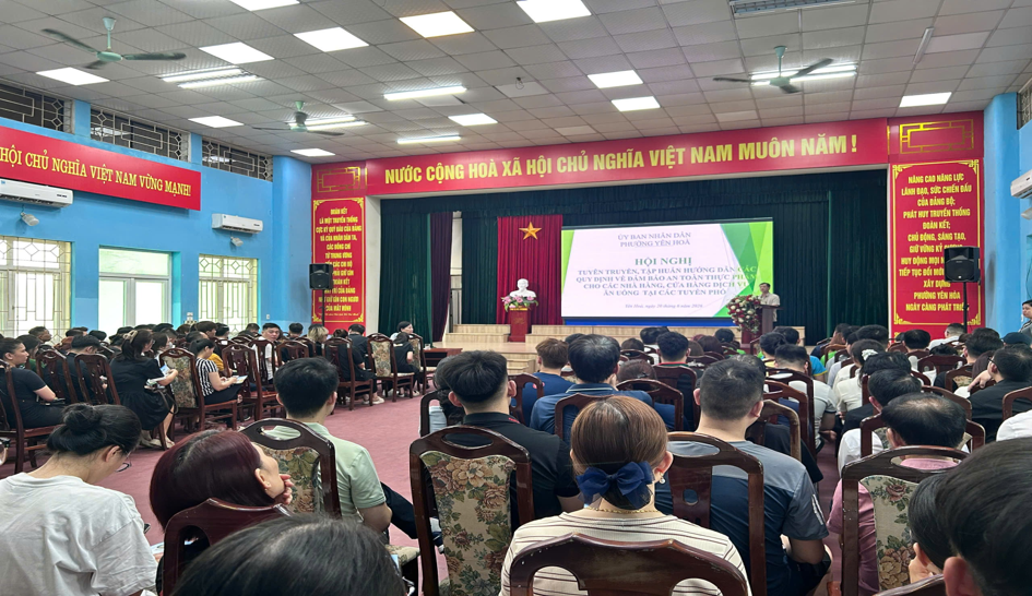 Phường Yên Hòa tuyên truyền, hướng dẫn quy định bảo đảm an toàn thực phẩm đối với các cơ sở kinh doanh dịch vụ ăn uống- Ảnh 3.