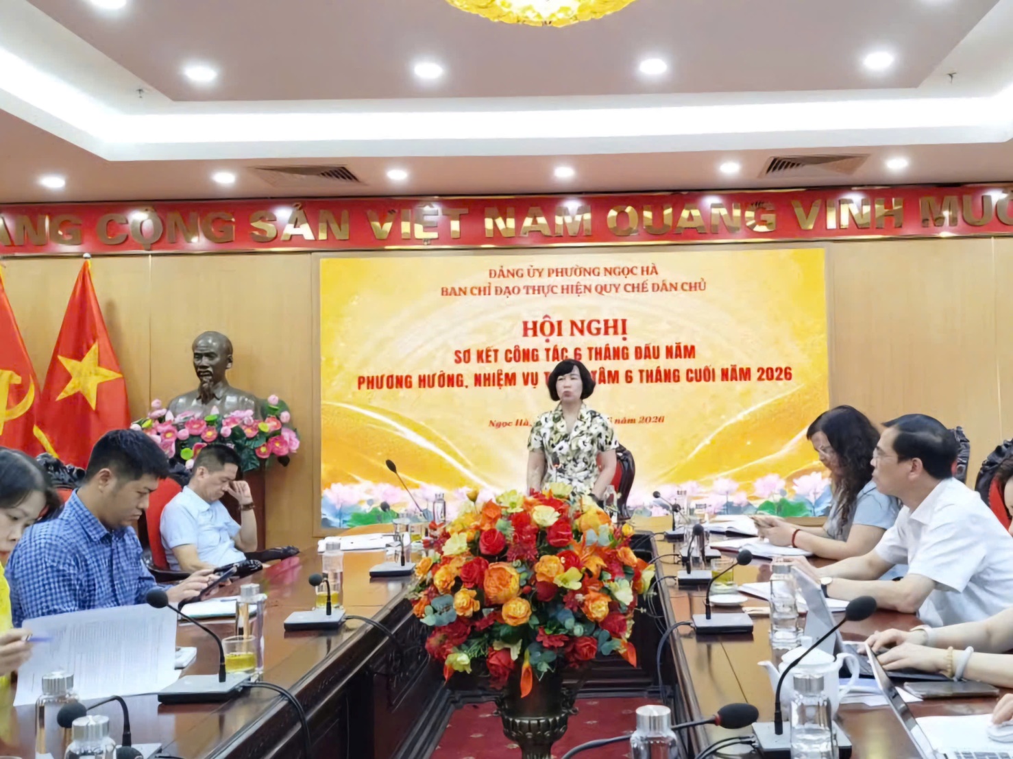 Đảng ủy phường Ngọc Hà: Sơ kết 6 tháng đầu năm về thực hiện Quy chế dân chủ ở cơ sở- Ảnh 1.